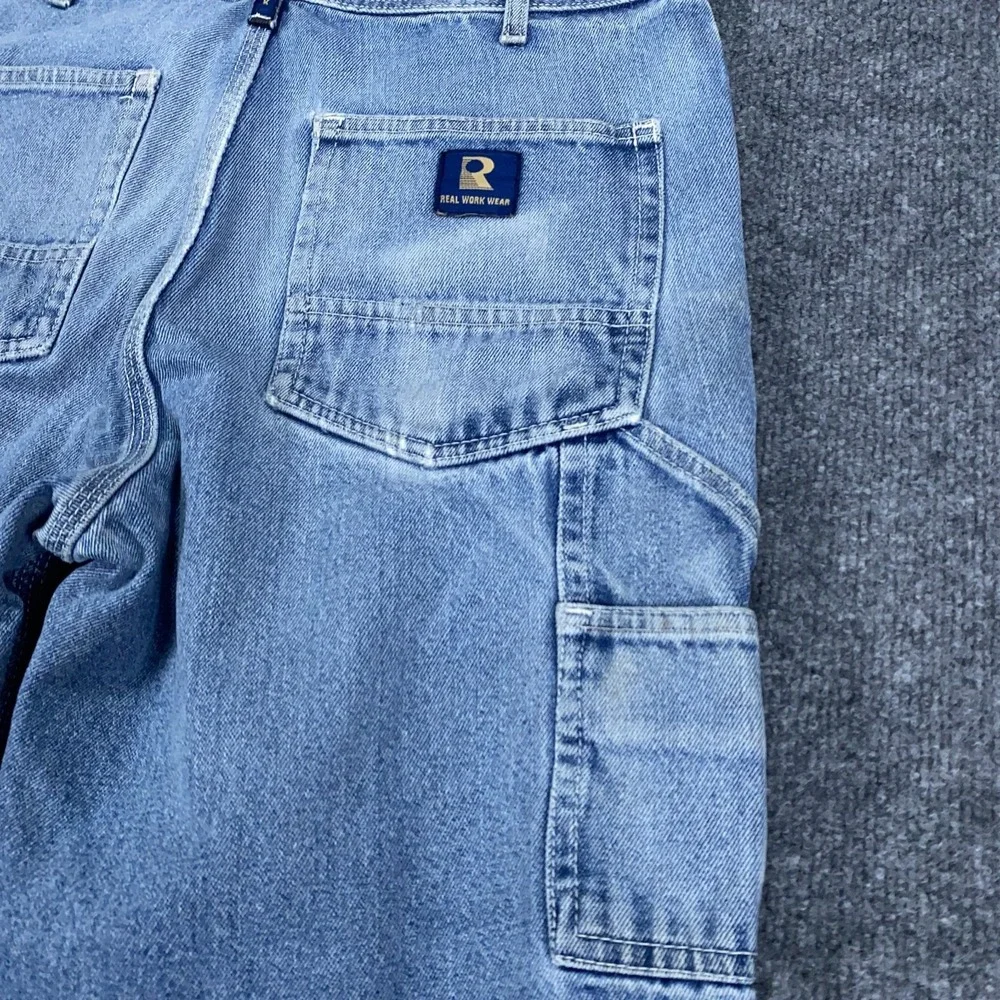 Vtg Real WorkWear Carpenter Jeans Mens 32x32 Paint Splatter Distressed Y2K‎ Gorp